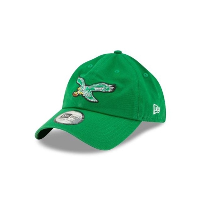 Green Philadelphia Eagles Hat - New Era NFL Casual Classic Adjustable Caps USA9084317